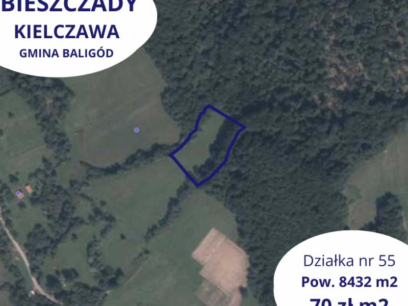 Na sprzedaż działki w Bieszczadach