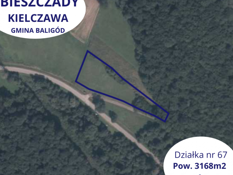 Na sprzedaż działki w Bieszczadach