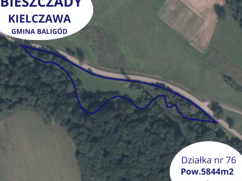 Na sprzedaż działki w Bieszczadach