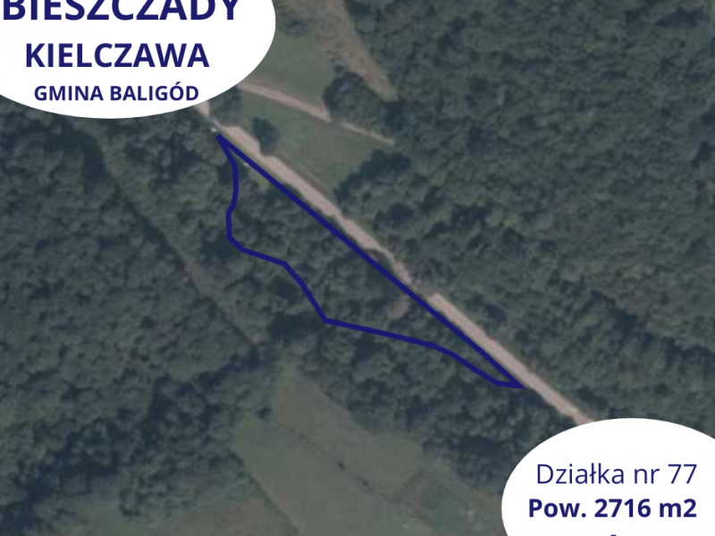 Na sprzedaż działki w Bieszczadach